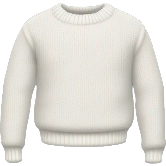 white sweater emoji