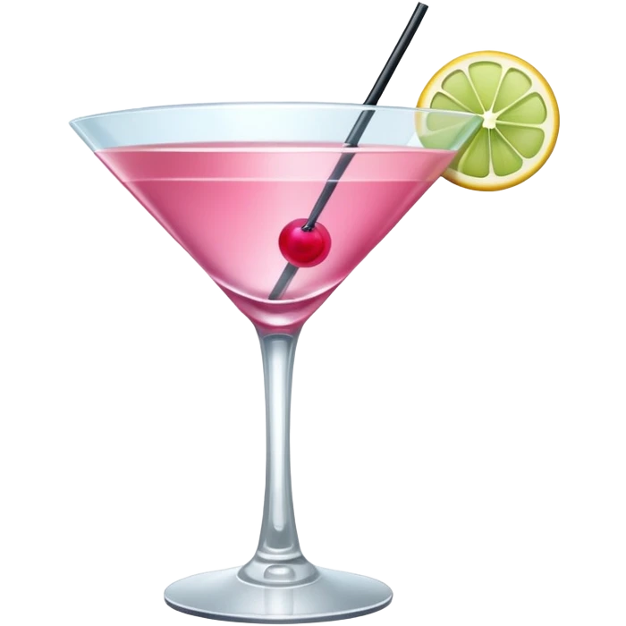 pink coctail emoji