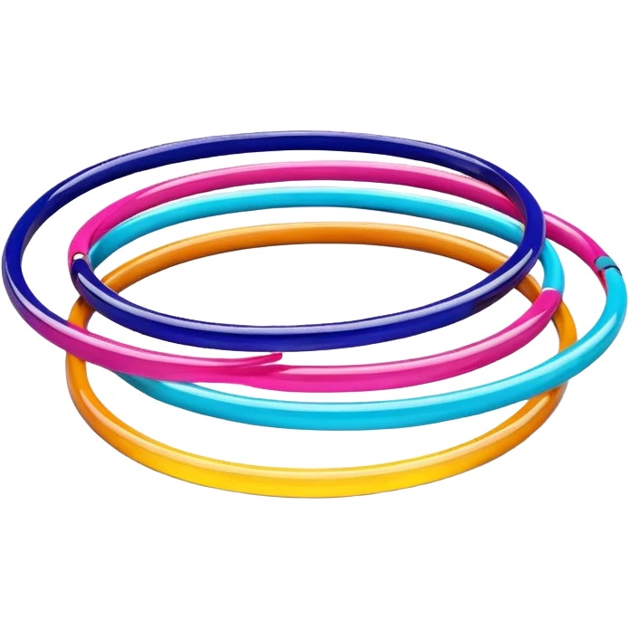   Colourfull Slim Glass Bangles set emoji