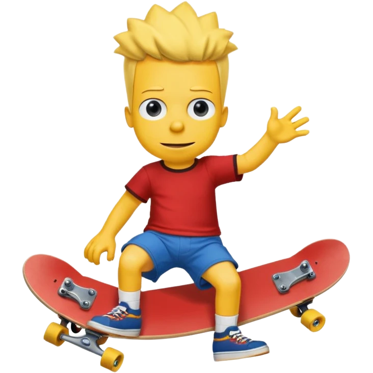 make the realistic bart simpson meme with charlie kirks face emoji