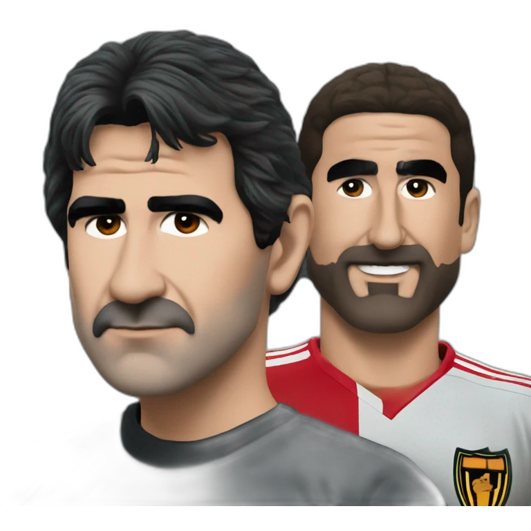 Cantona avec maradona emoji