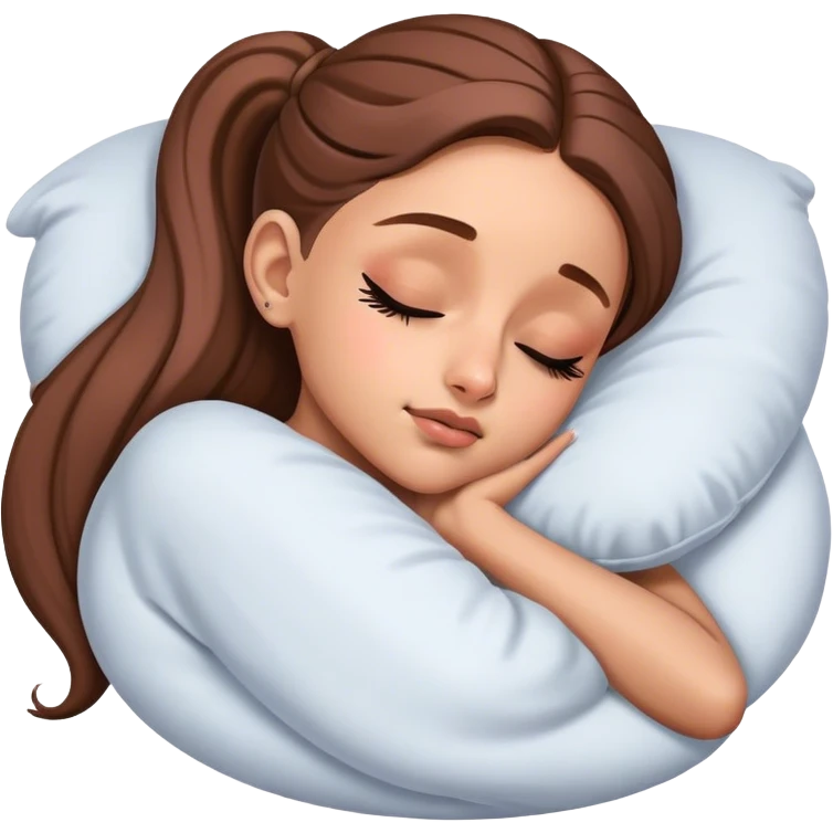 Ariana Grande sleeping emoji