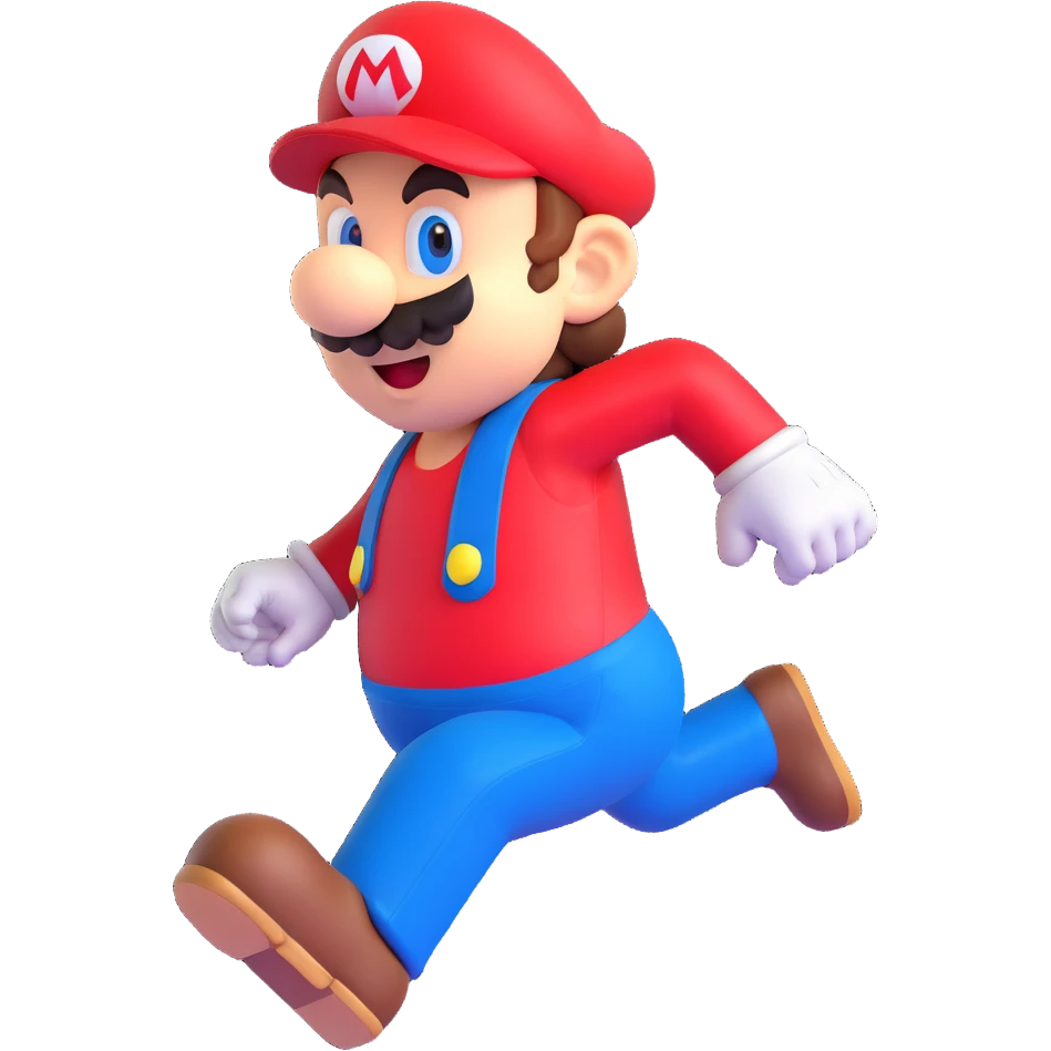 super mario bros run emoji