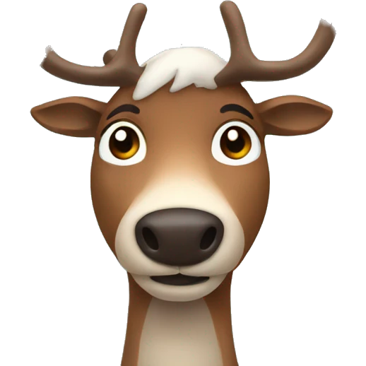 Reindeer emoji