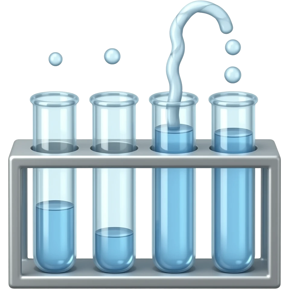 experiment glass set stand emoji