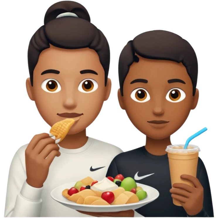 i want two person nicke eatche athore emoji