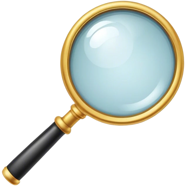 magnifying glass emoji