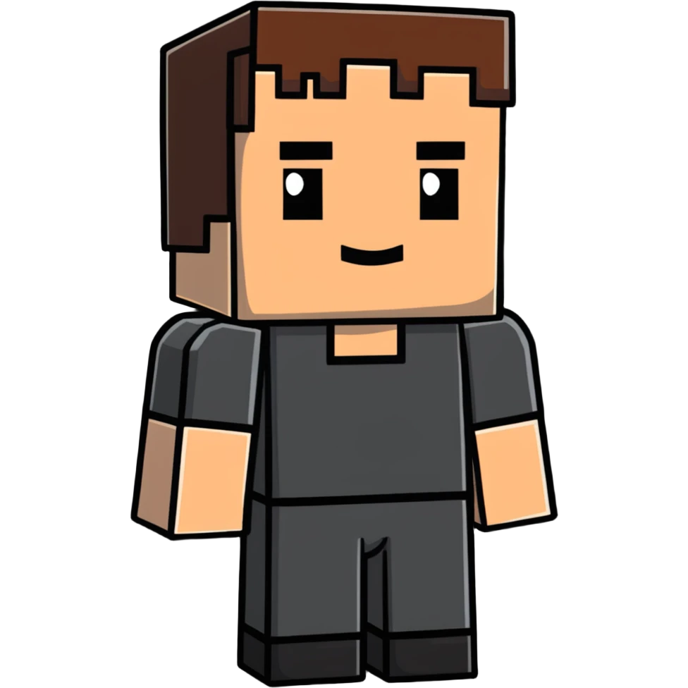 Garetr Garrison from Minecraft movie emoji