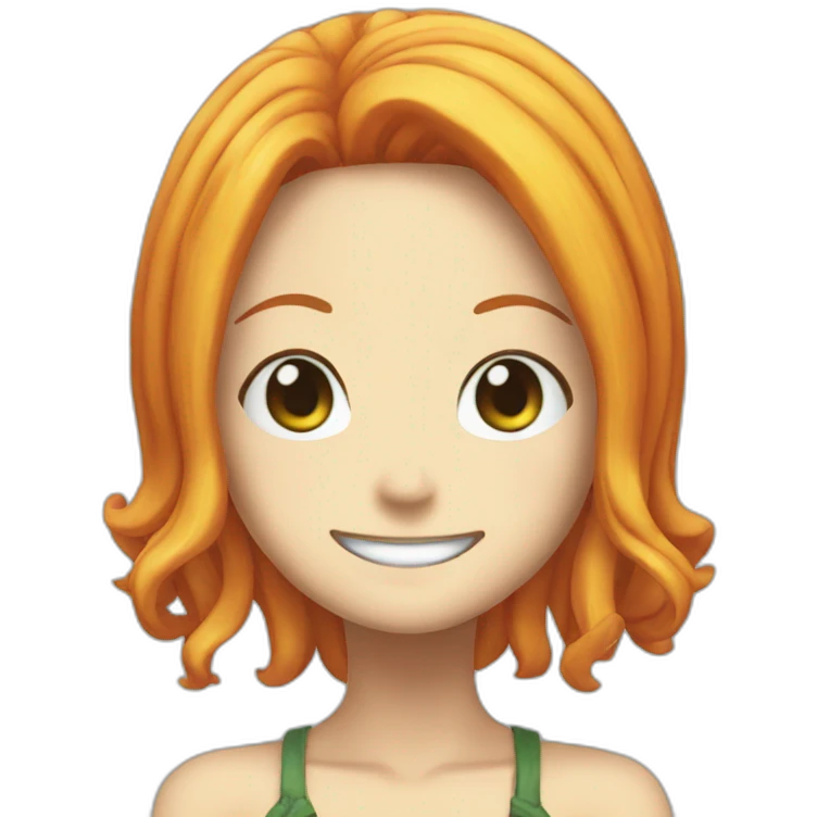 Nami from one piece emoji
