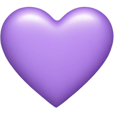 Light purple heart  emoji