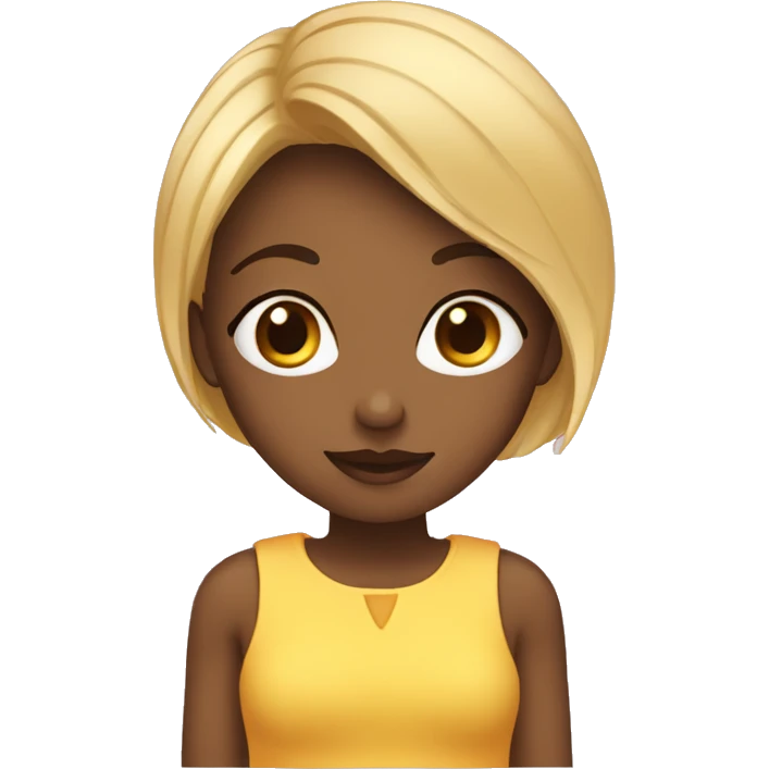 Fille qui est entrain de se maquille  emoji