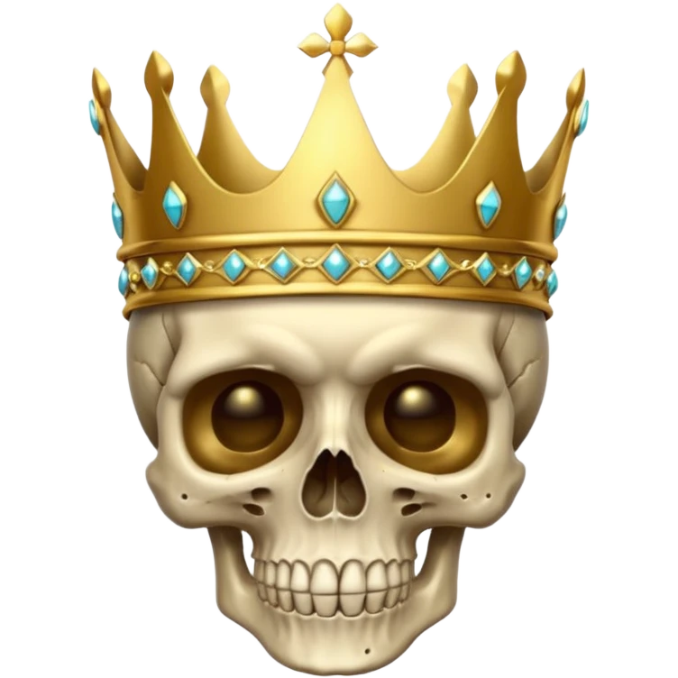 Skull emoji looking rich emoji