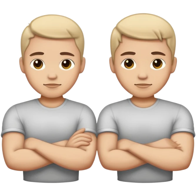 Arms crossed classic emoji style emoji