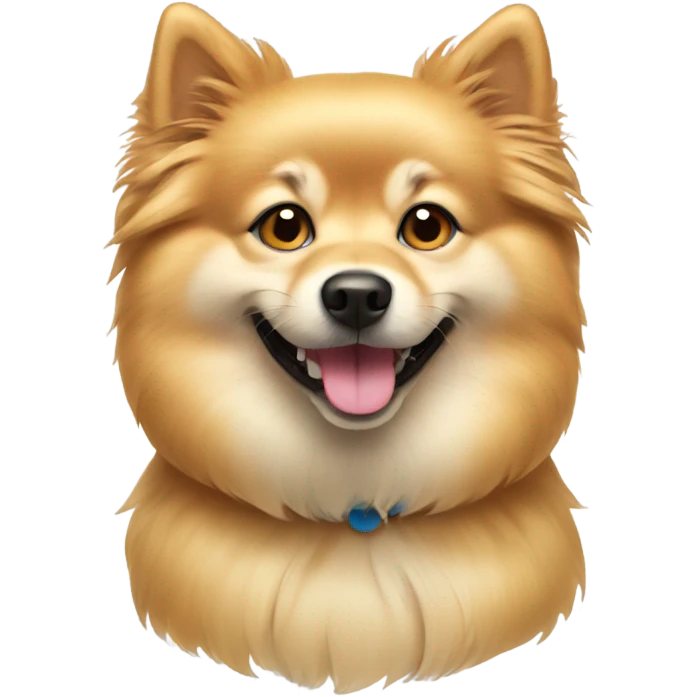 spitz dog golden emoji