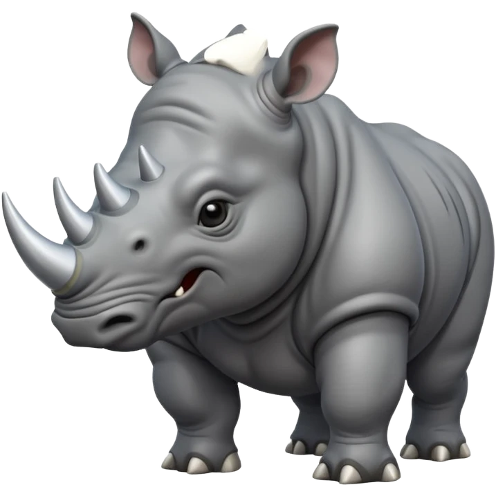 angry rhinoceros emoji