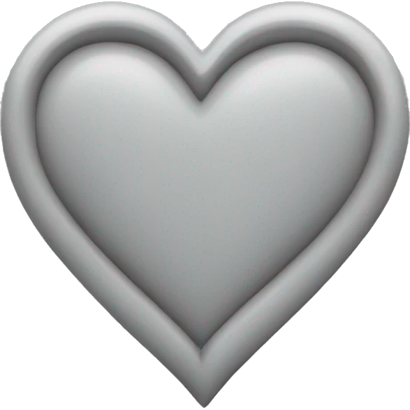 gray heart  emoji