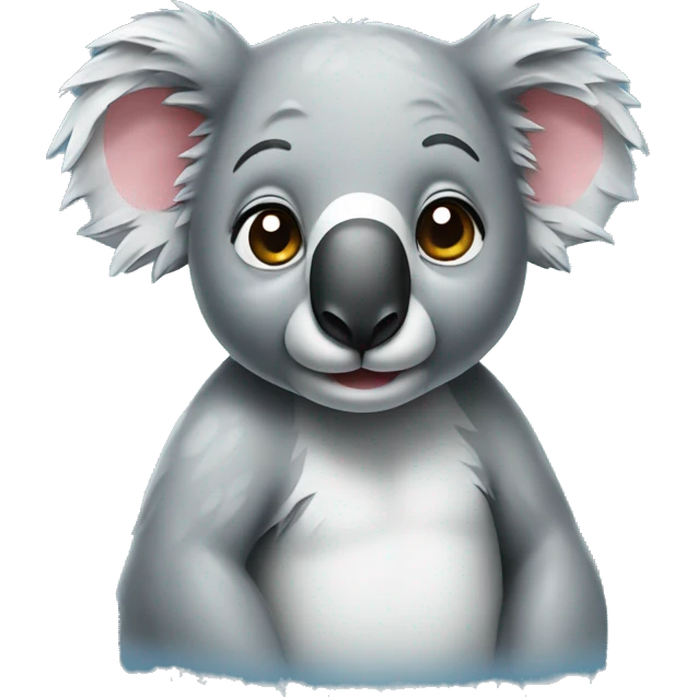 Wet koala emoji