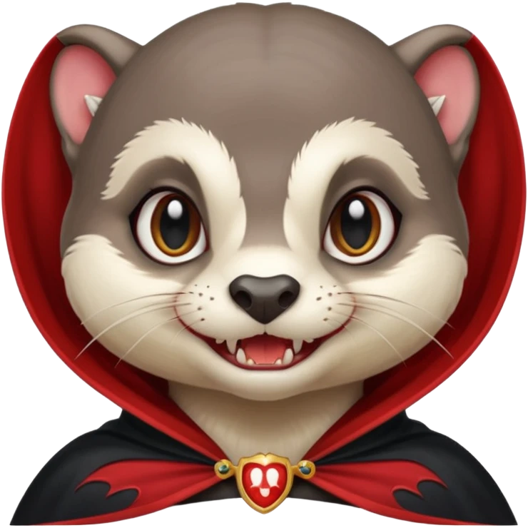 Female Vampire Otter emoji