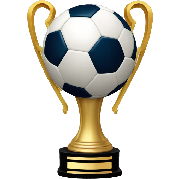 Soccer trophy emoji