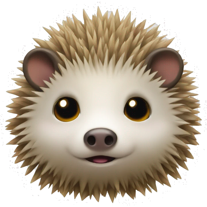 Combine hedgehog with boo emoji