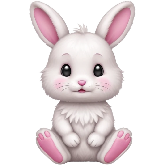 sitting baby rabbit emoji emoji