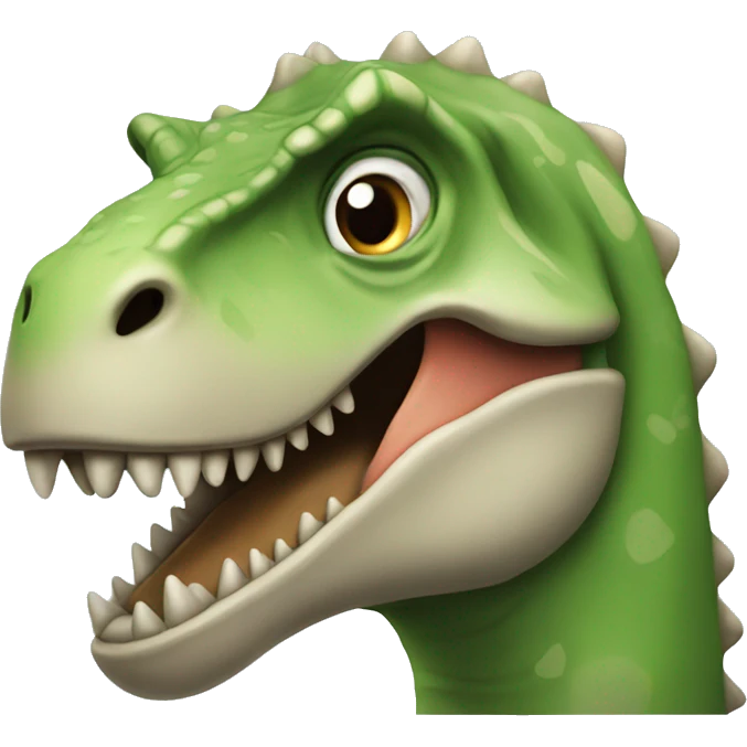 A dinosaur  emoji