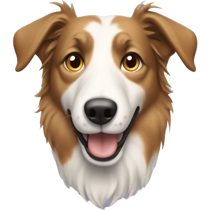 Short hair collie emoji