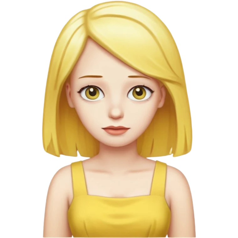 Simpson women with yellow hair emoji