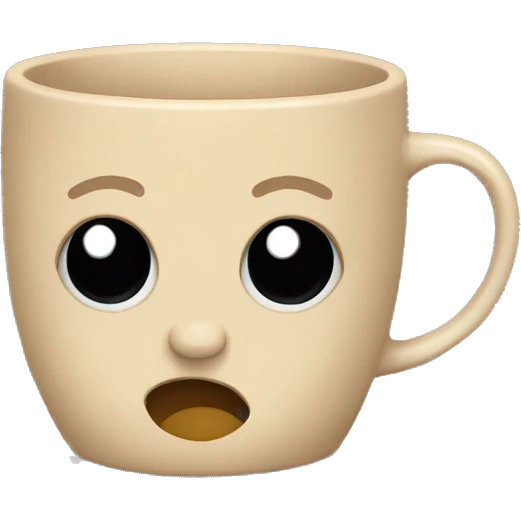 Beige mug emoji
