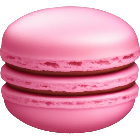 pink macaroon emoji