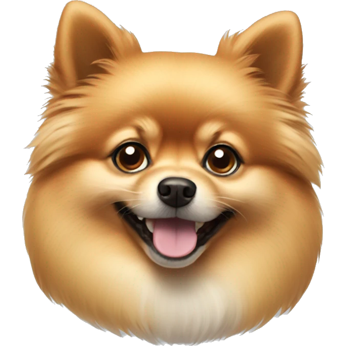 Pomeranian dog emoji