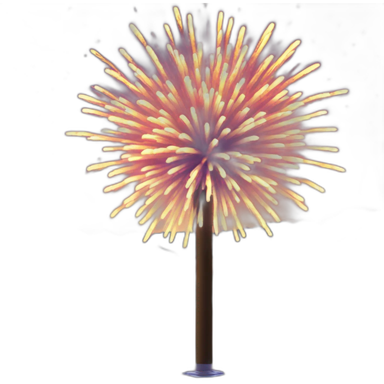 Fireworks at river emoji