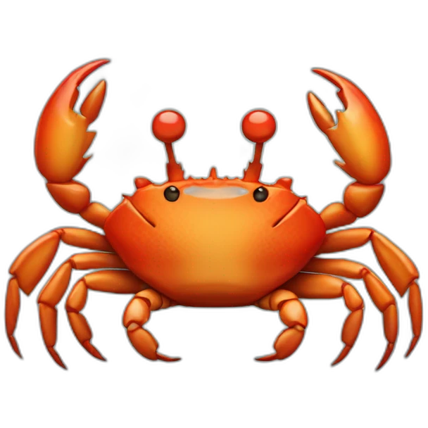 crab with crown emoji