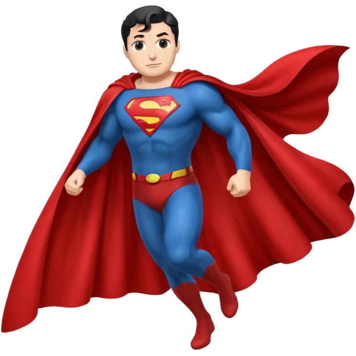 completely red cape which superman wears emoji