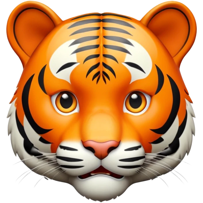 surprised shocked tiger emoji