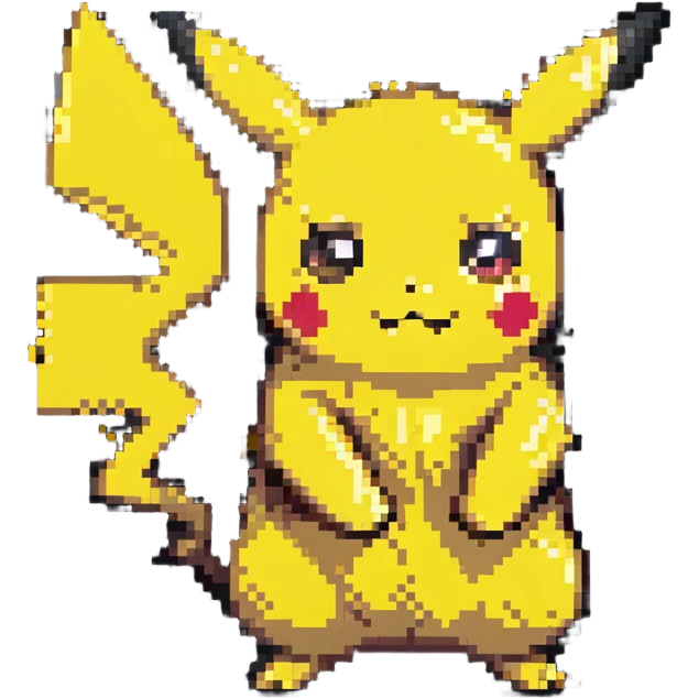 scary Pikachu emoji
