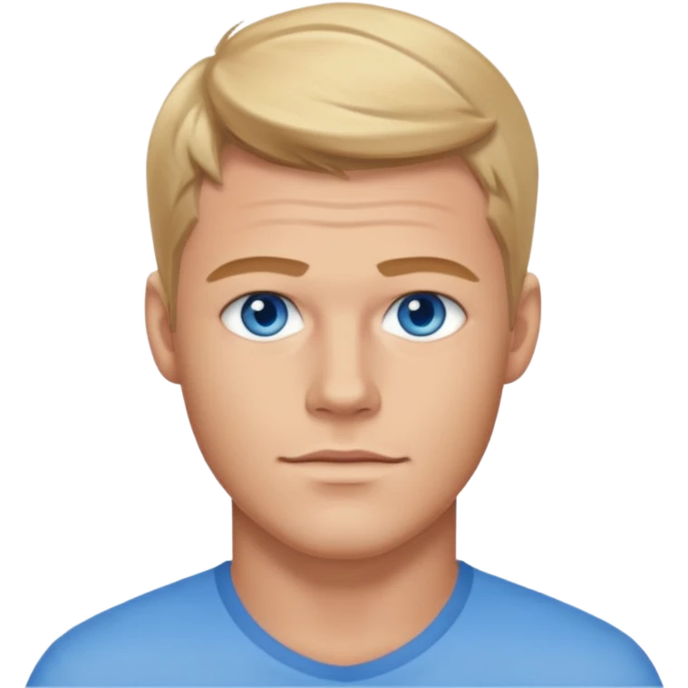 Trevor Donovan with blue eyes emoji
