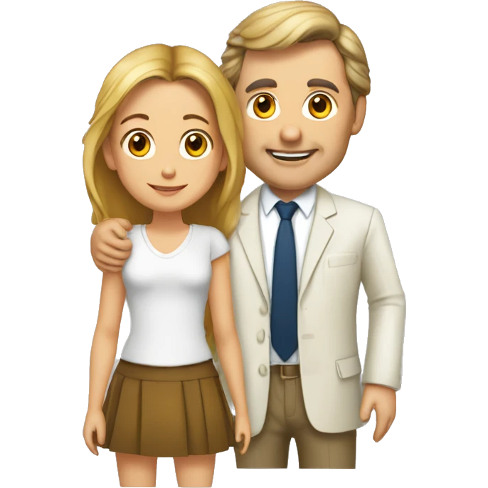 gérard depardieux avec une fille emoji