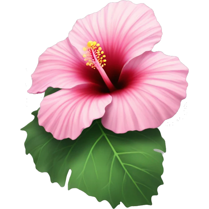 enchanting hibiscus flower that looks special but very pretty emoji