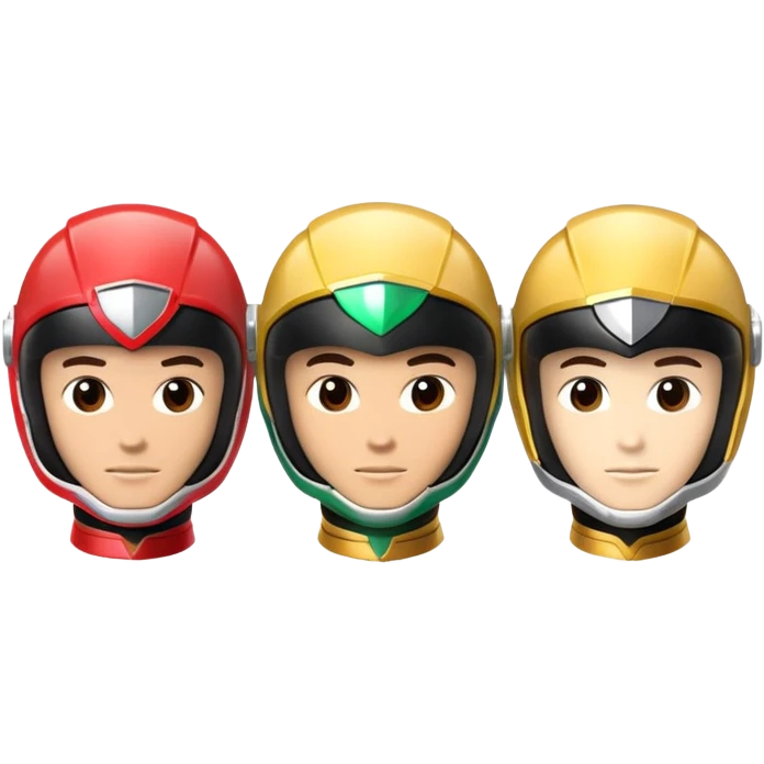 power rangers trio emoji