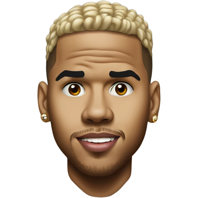 Hyper Realistic Chris Brown  emoji