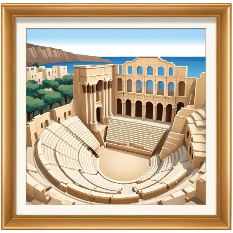 Cinematic Realistic Odeon of Herodes Atticus Emoji emoji