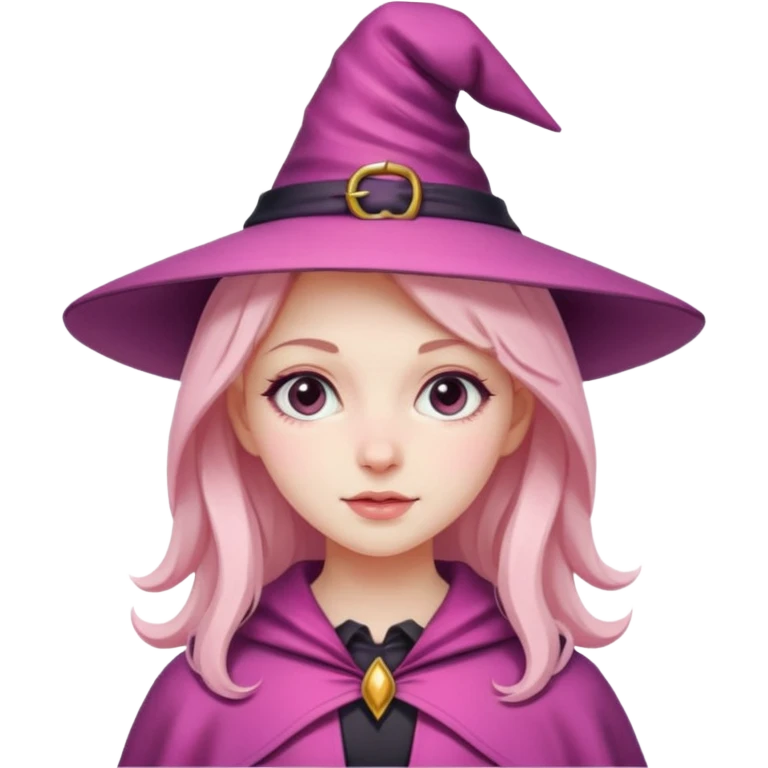 Wicked pink witch preppy girl  emoji