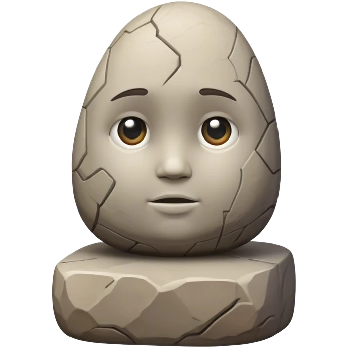 stone Telamon in the figure of a child emoji