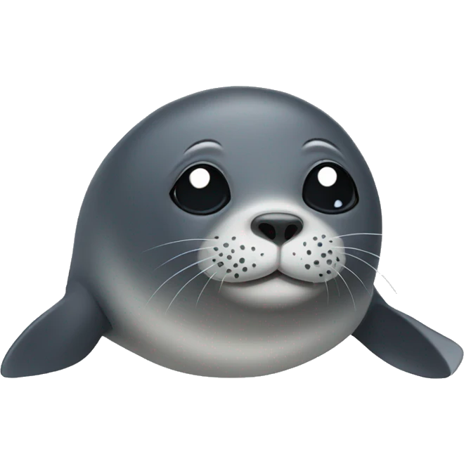 A earless seal cute emoji