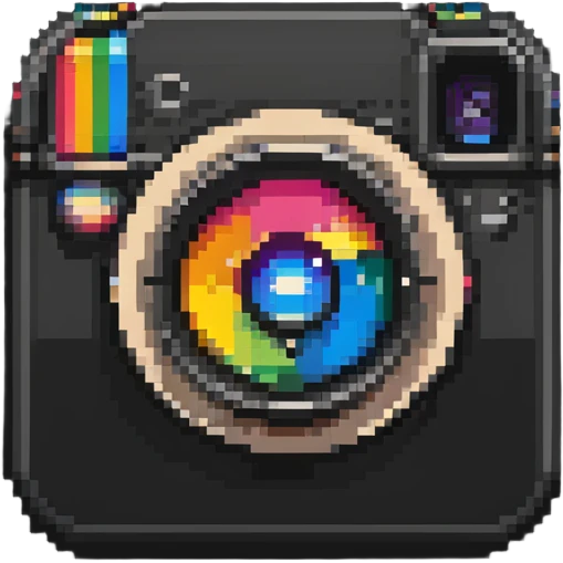 Instagram camera logo emoji