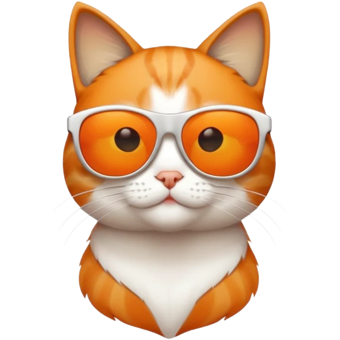 Cat wearing sunglasses emoji