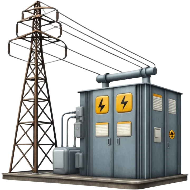 electrical substation factory emoji