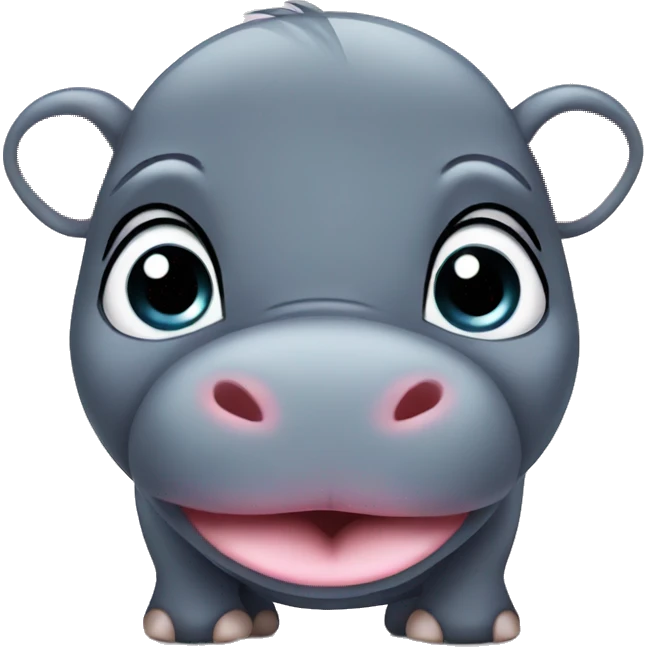 sassy baby hippo emoji