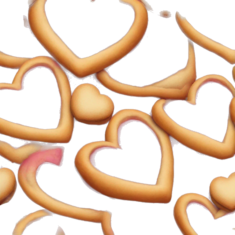Heartshaped pie pink emoji